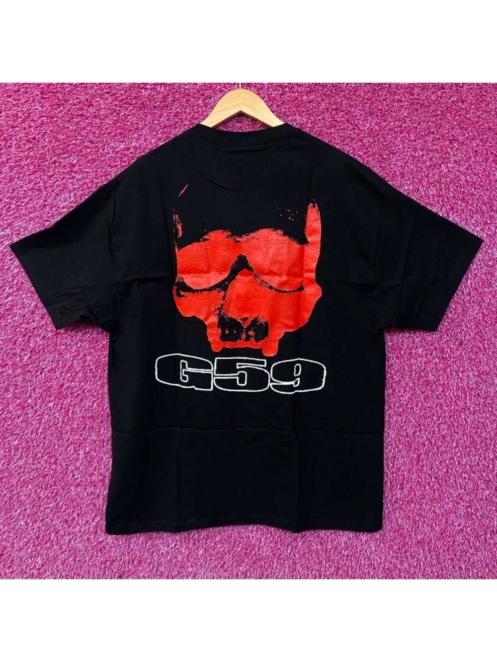 G59 Records x Suicideboys Red Skull Glow Logo T-shirt XL
